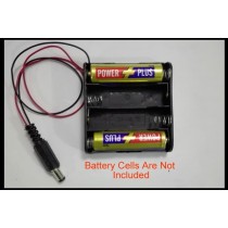 Battery Holder 4 x AA cells 6v battery pack with Jack