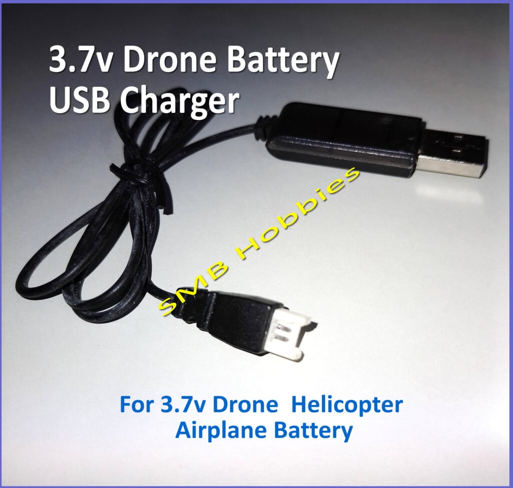 3.7v Drone USB Lipo Battery Charger White Connector