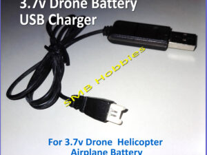 3.7v usb charger for rc drone battery- smb hobbies 1wm 3.7v Drone USB Lipo Battery Charger White Connector